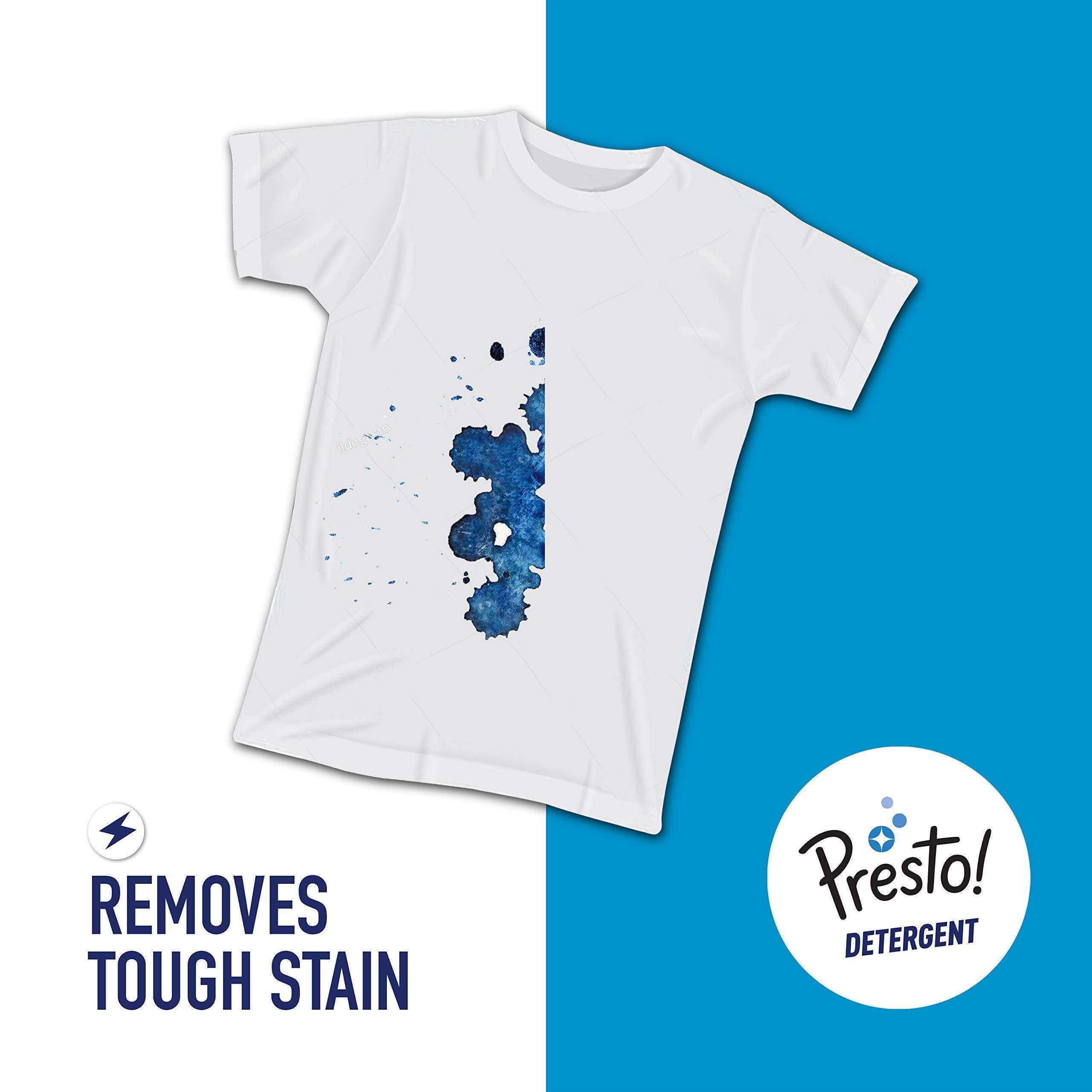 Presto! Amazon Brand - Presto! Matic Front Load Detergent Liquid - 2 L & Amazon Brand - Presto! Dish Wash Gel - 2 Litre (Lime)