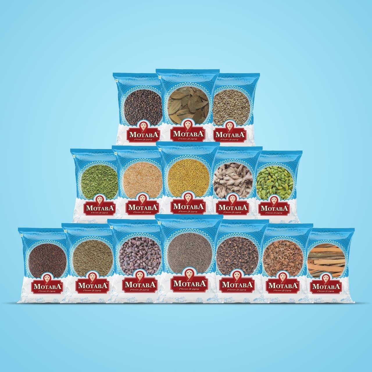 MOTABA Motaba Delicious Shahi Biryani Masala 100 Gram/Natural,Premium Spices Blends & Aromatic | No Preservatives & No Artificial Color/Delicious & Flavourful Cooking (100Gram, Pack of 1)