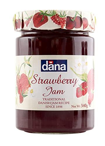 CANOE CANOE Dana Mixed Fruit Jam + Strawberry Jam, 340g, Pack of 1 Each, Product of Poland
