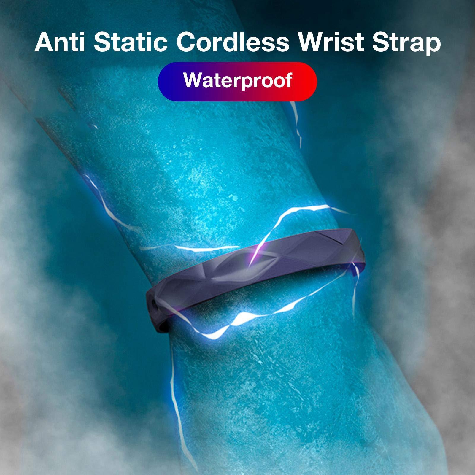 ADJ Anti Static Wrist Strap Automatic Electrostatic Removal Bracelet-Adjustable Not Easy Fall Off Static Wristband for Men and Women