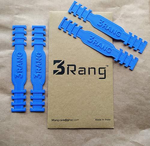 3 Rang 3 Rang Unbreakable Face Mask Holder and Extender Wear the mask longer without headache and Ear-pain (Blue, pack of 4)