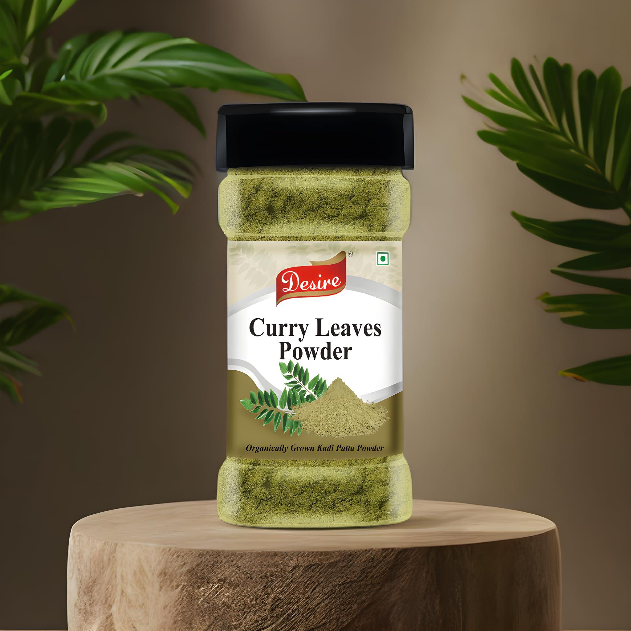 Desire Desire Curry Leaf Powder 80 Gram [Dried Kadi Patta Powder]