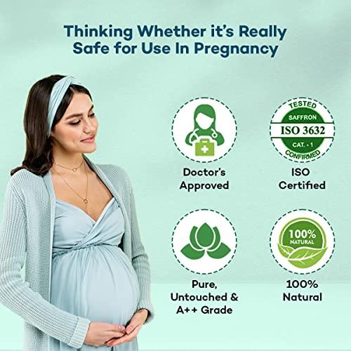 Healofy Naturals Healofy Naturals Pure Kashmiri Mongra Saffron/Kesar, 5gm | Untouched Grade A++ Saffron Threads | For Pregnant Women