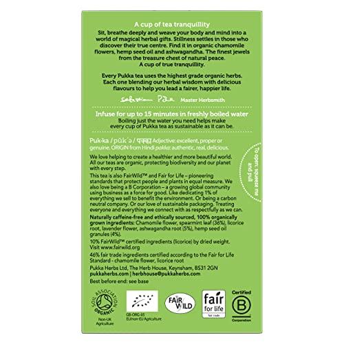 Pukka Pukka Peace Embrance Tranquility 20 Herbal Tea Bags 30g