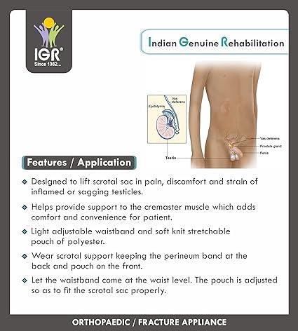 IGR IGR Cotton Scrotal Support Athletic Neo Stretchable Supporter Back Covered Cup Pocket Workout Sports Quick Dry Moisture Wicking Underwear,Black, Black-1 Pcs (Small)