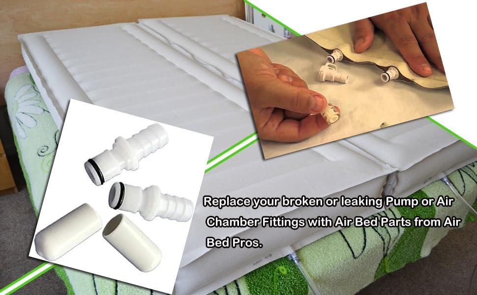 YMHYJY YMHYJY 2 M236 Male Connectors + 2 Caps for Testing Sleep Number Bed Air Chamber leaks