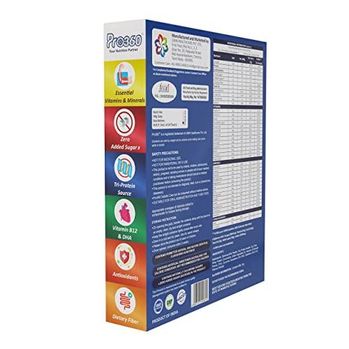 PRO360 Pro360 Diabetic Care Protein Powder for Diabetes - Food Supplement for Diabetic Patients - Helps in Managing Blood Sugar Levels - Zero Added Sugar - 200g Refill pack (Vanilla)