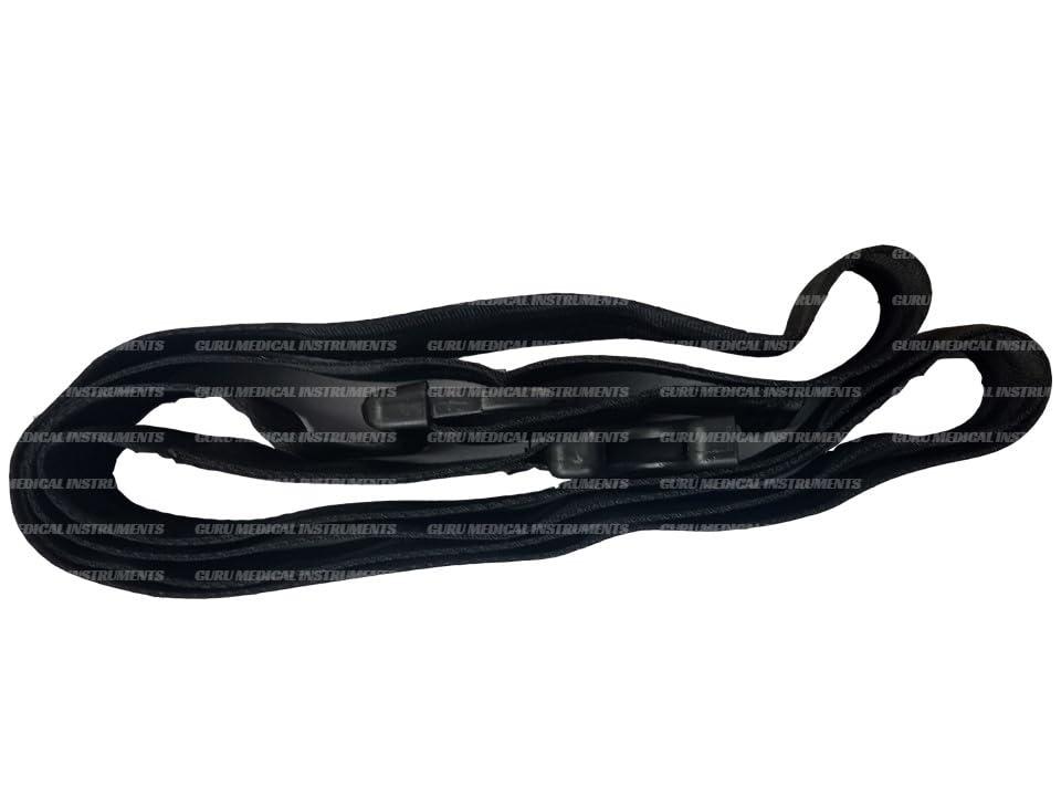 PHYSIO ACTIVE PHYSIO ACTIVE Mobilization Belt Used In Physiotherapy, Manual Therapy Belt For Physiotherapy (Black) (Buy One Get One Free)
