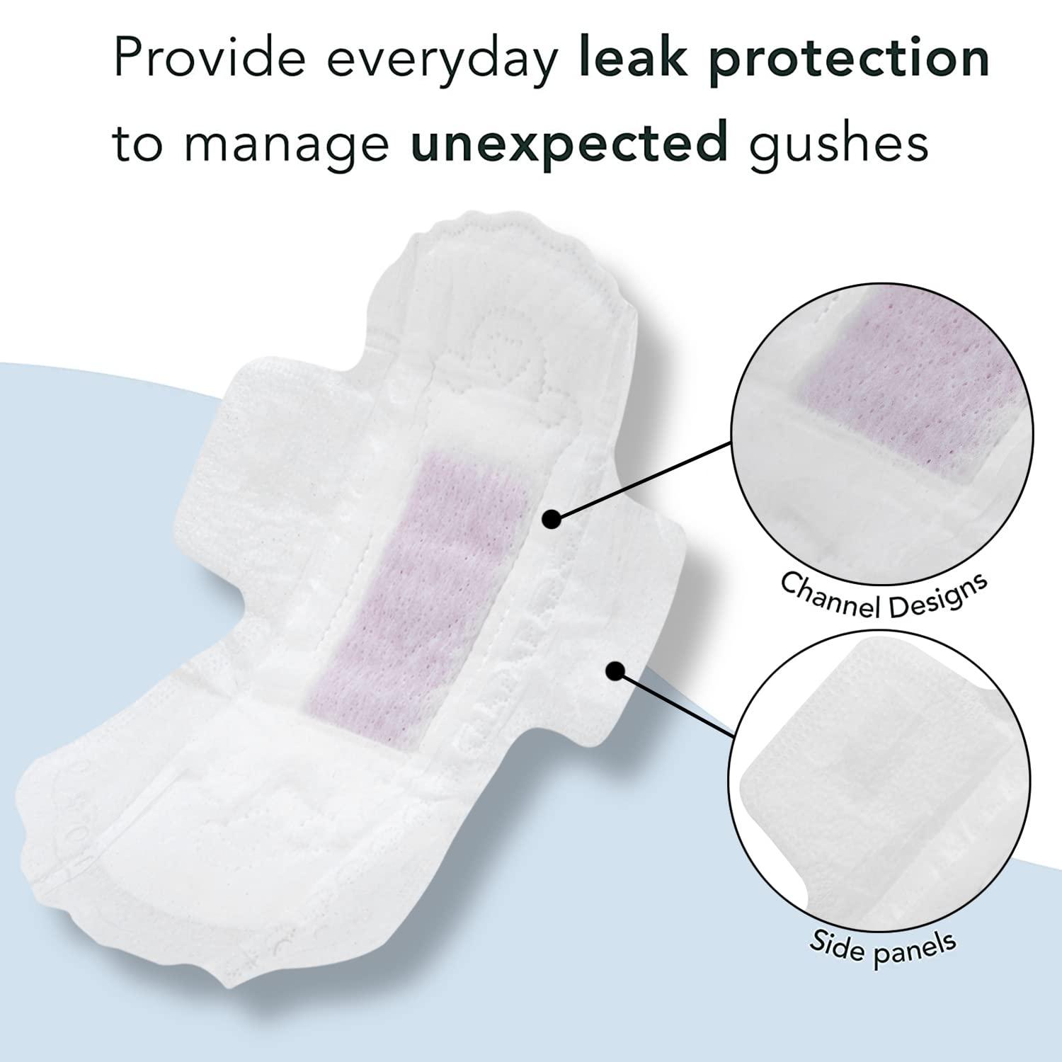 Sizi Sizi Organic Cotton Ultra Thin Sports Panty liners for Periods Menstrual Super Absorbency Leak Protection Daily Feminine Panty Liners for Women, Extra Long (25 Count(Pack of 1))