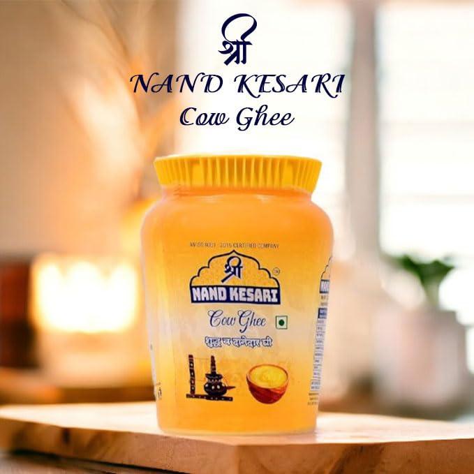 Generic Shri Nand Kesari Pure Cow Desi Ghee || Made Traditionally from Curd ||Pure Cow Ghee for Better Digestion and Immunity 1ltr jar-1, 1 kg