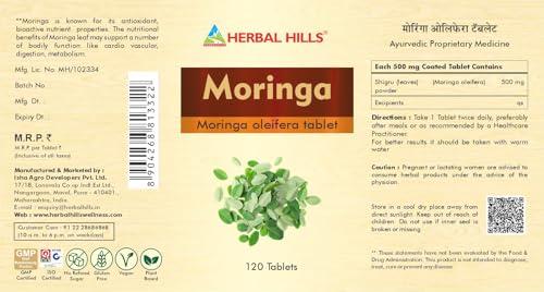 HERBAL HILLS Herbal Hills Moringa Tablets (120 Tablets (Pack of 4))