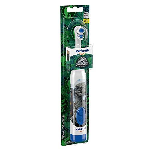 Spinbrush Jurassic World Kids Spinbrush Electric Battery Toothbrush, Soft, 1 ct