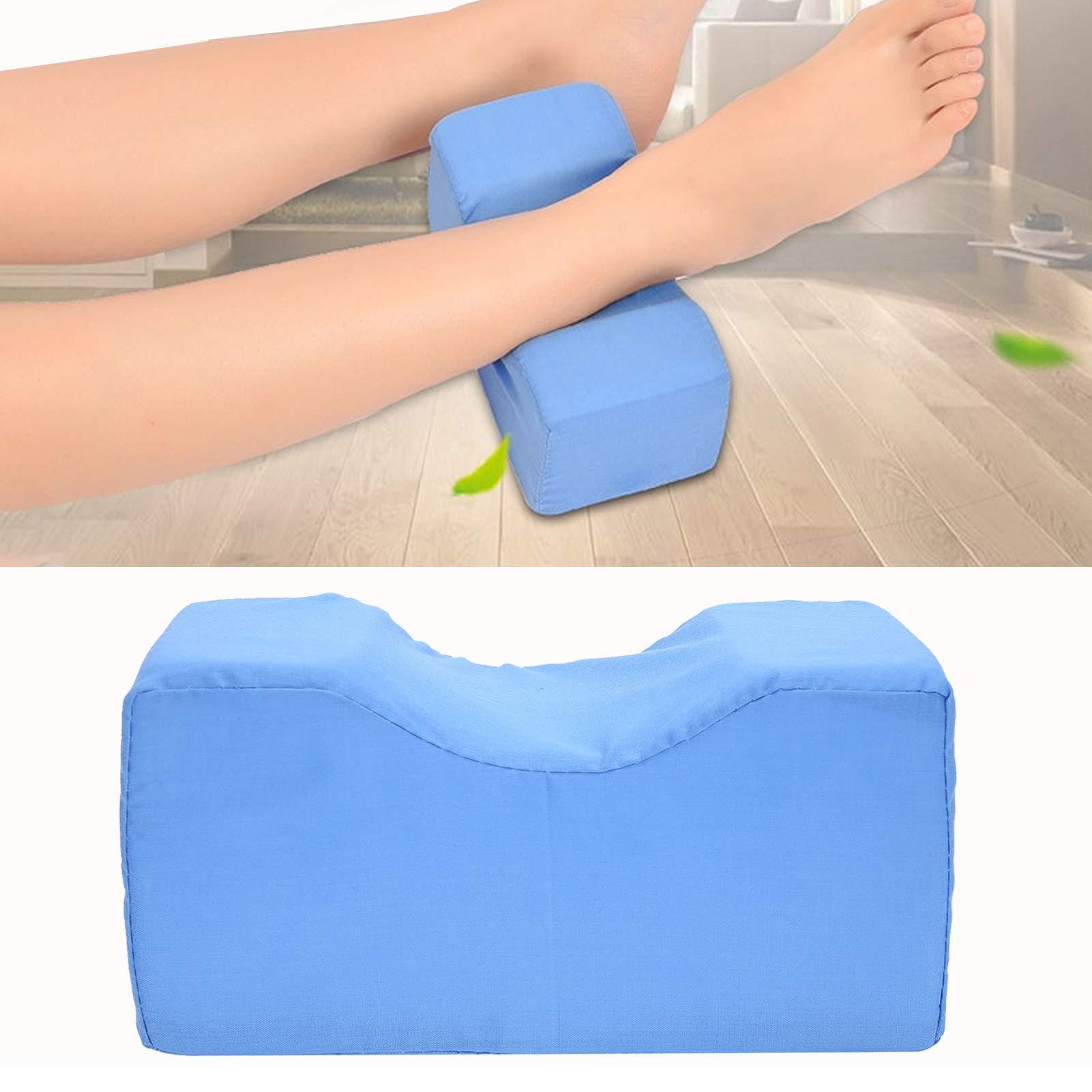Smandy Knee Support Pillow, Elevate Feet Protector Concave Pad Sponge Breathable Ergonomic Design Comfortable for Elderly for Protecting The Ankle for Legs Ankle