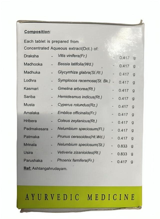 avn ayurveda formulation pvt ltd AVN Drakshadi Kashayam Tablets, Pack of 120 tablet