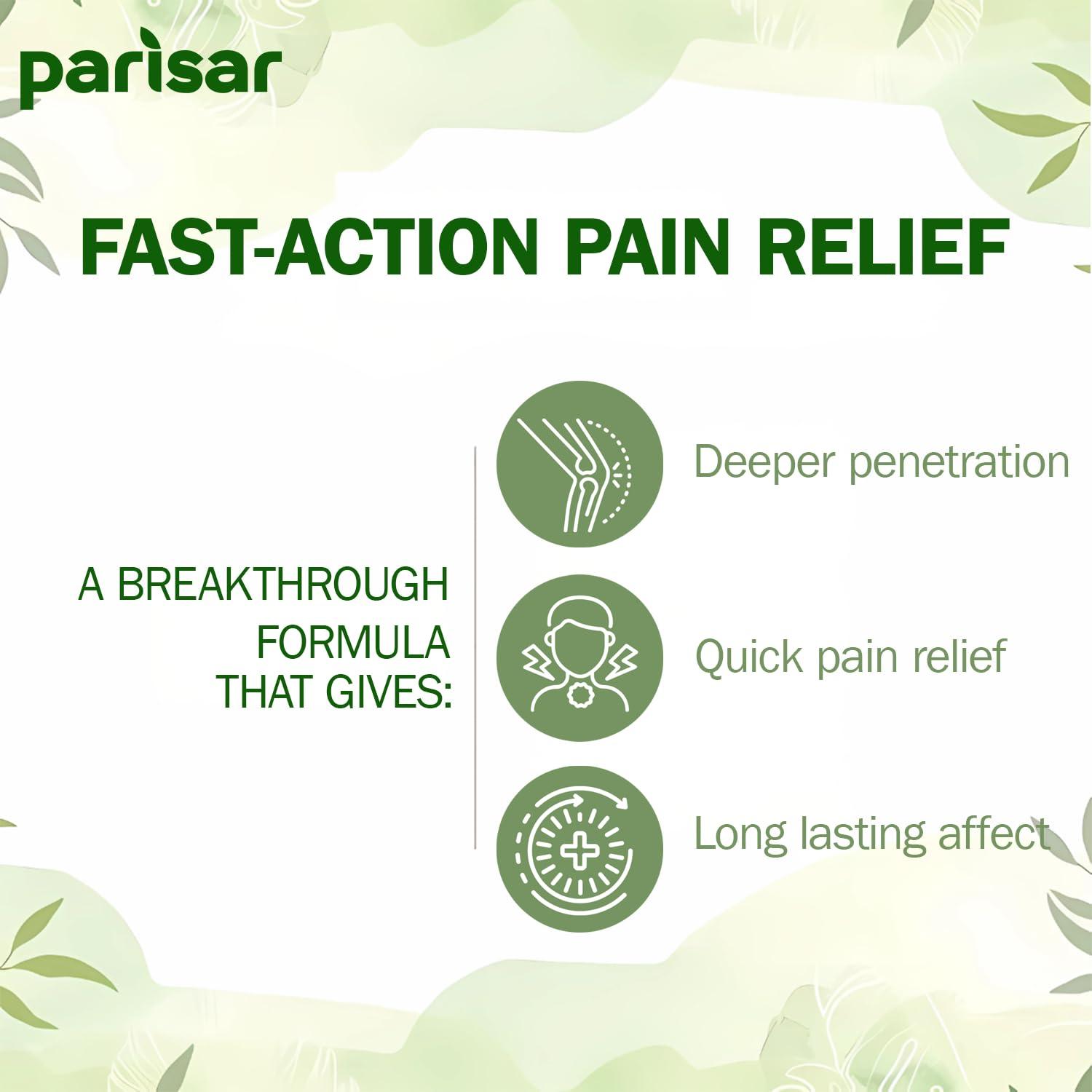 PARISAR PHARMA Parisar Pharma Ultra Strength Pain Relief Cream | Bee Venom Joint and Bone Therapy Cream | (100g)(Pack of 2)