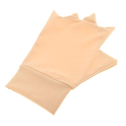 Magideal MagiDeal Magnetic Anti Arthritis Health Compression Gloves Fingerless Glove