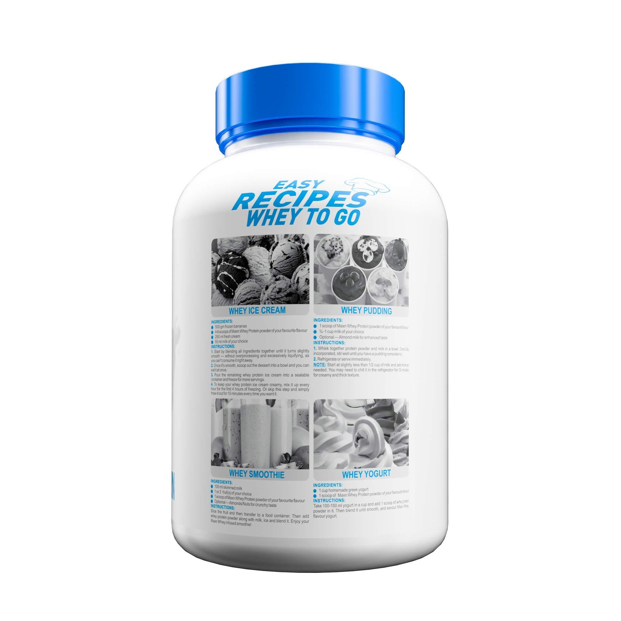 MAXN MAXN Whey Protein Concentrate/Isolate - Flavoured Powder for Muscle Growth (Chocolate, 1 kg)