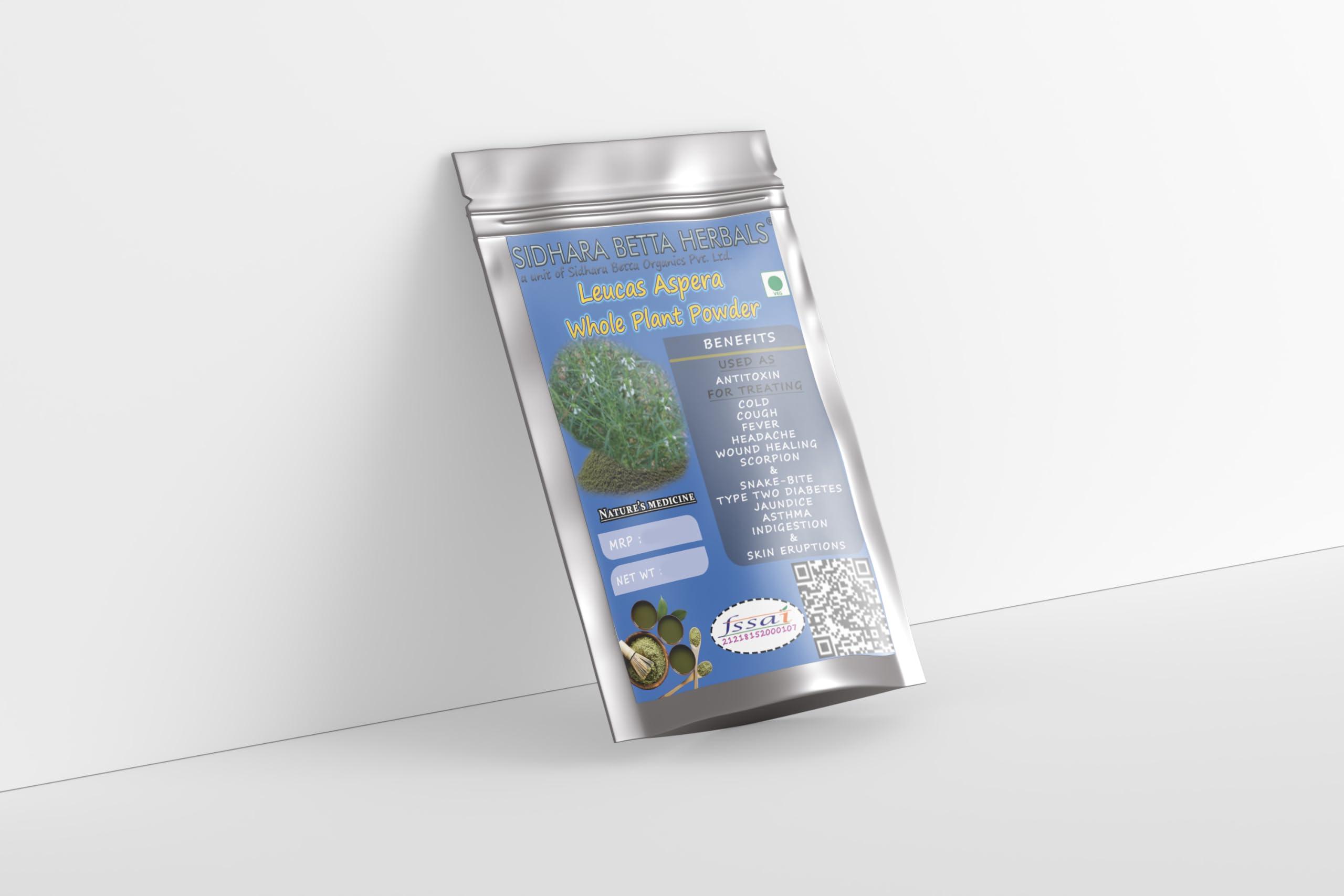 SIDHARA BETTA HERBALS SIDHARA BETTA HERBALS Leucas Aspera (Tumbe) Whole Plant Powder |Pack Of 1|