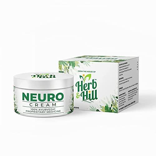 Herb & Hill Herb & Hill Neuro Cream | Ayurvedic cream for Better Circulation in Hands & Legs | Hand & Leg Massage Cream - 50 Gms.