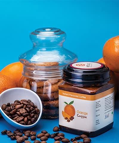 \"HETALS\" WITH LOGO HETALS HOMEMADE Premium Instant Coffee |11 Different Flavours Of Coffee | 250 GM | Prepares 20 CUPS | Make hot or cold (Orange Coffee)
