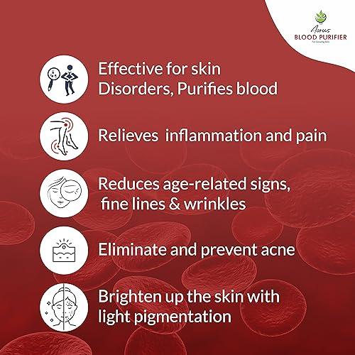 Aorus Naturals Aorus Blood Purifier With 100% Natural Herbs| No preservatives | Skin Wellness Veg 60 Tablets