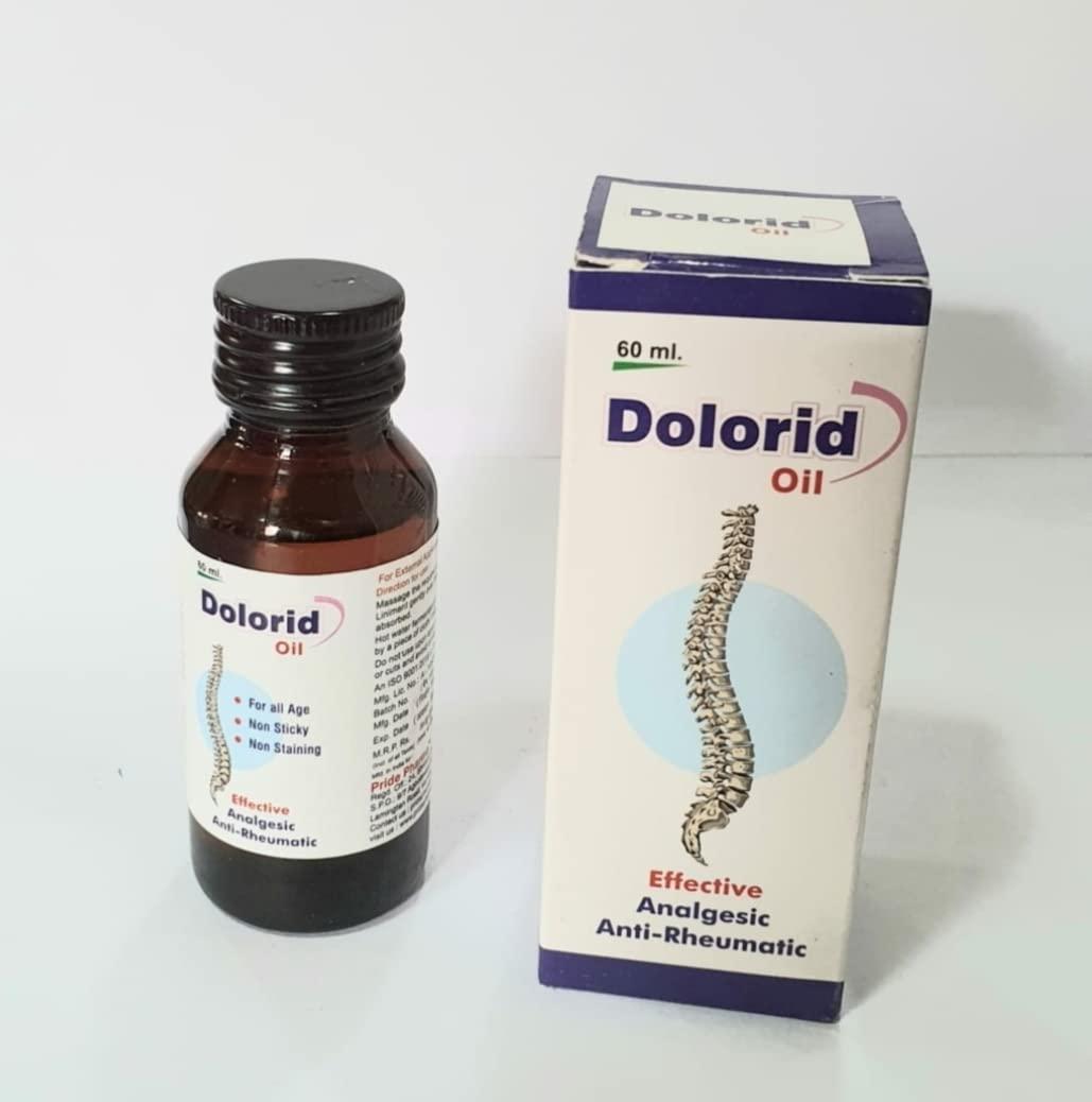 Herba Medicare Herba Medicare Dolorid Oil pack of 1(4pcs) 60 m each