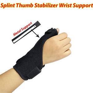Orthowala Orthowala  - Thumb Spica Metal Splint Support - Premium Range- Size For All, design for left & right hand