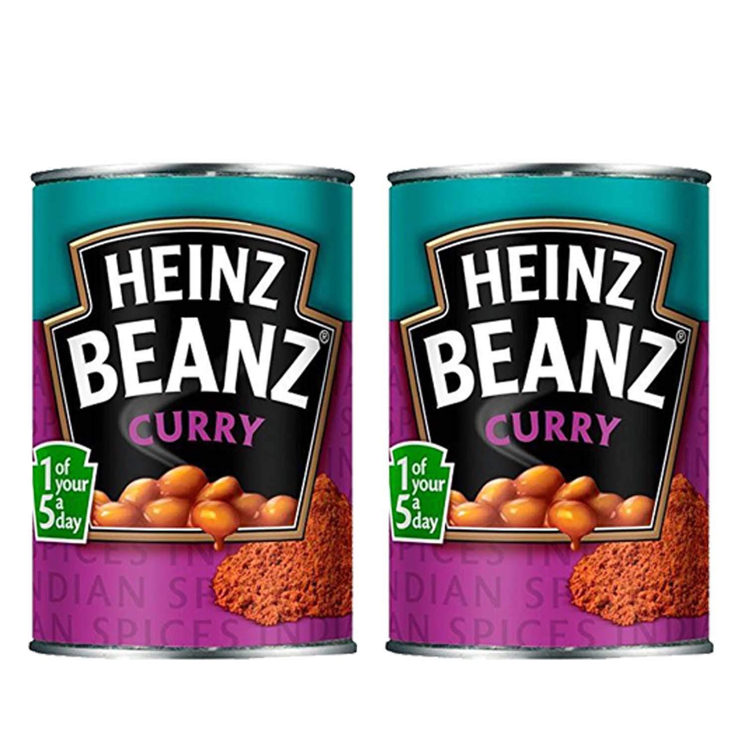 HEINZ HEINZ Beanz Curry Pack of 2, x 390 g