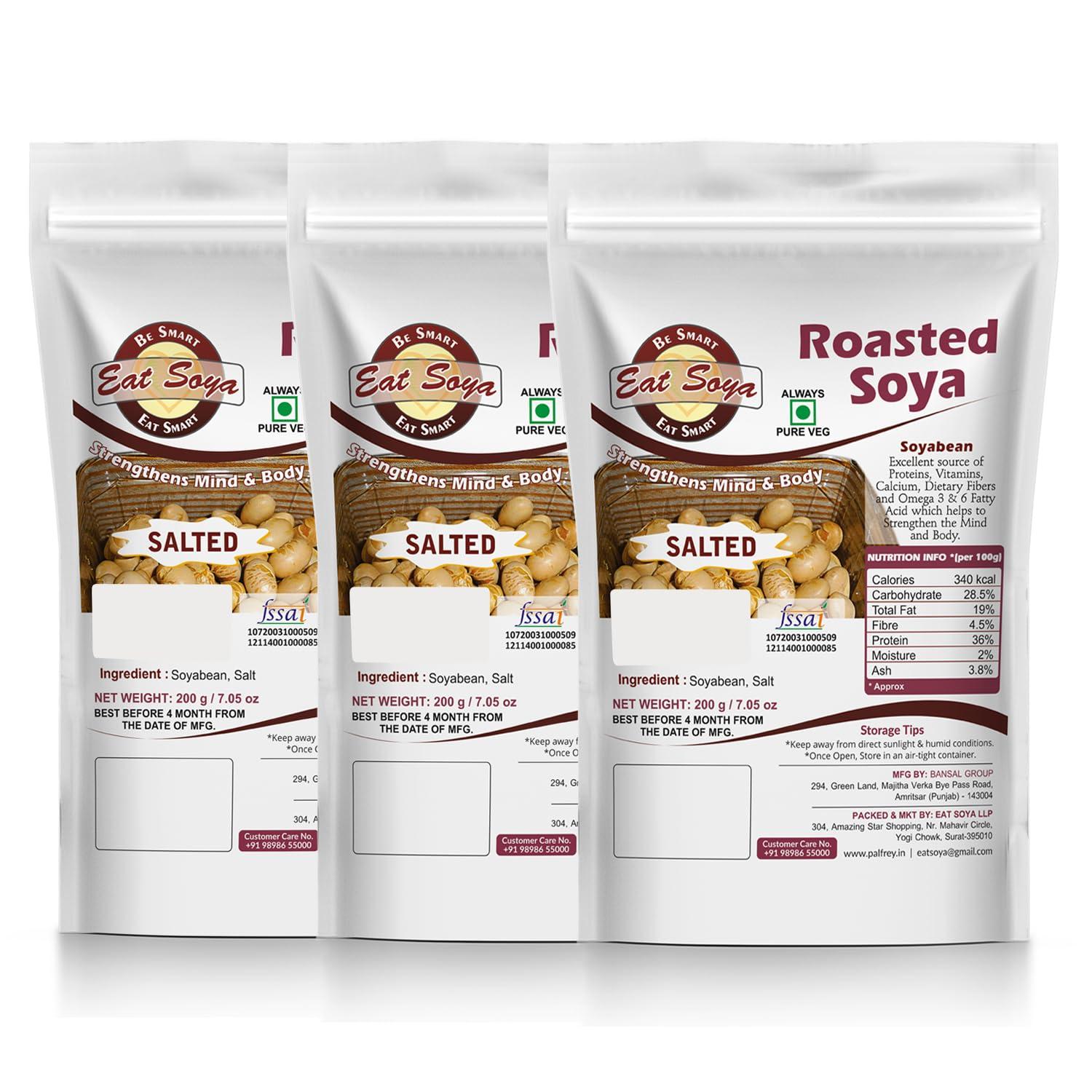 Eat Soya...BE SMART EAT SMART EAT SOYA Roasted Soy Nuts (Roasted Salted)