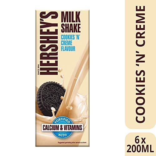 HERSHEY'S Hershey's Milkshake Cookies n Creme, 6 x 200 ml