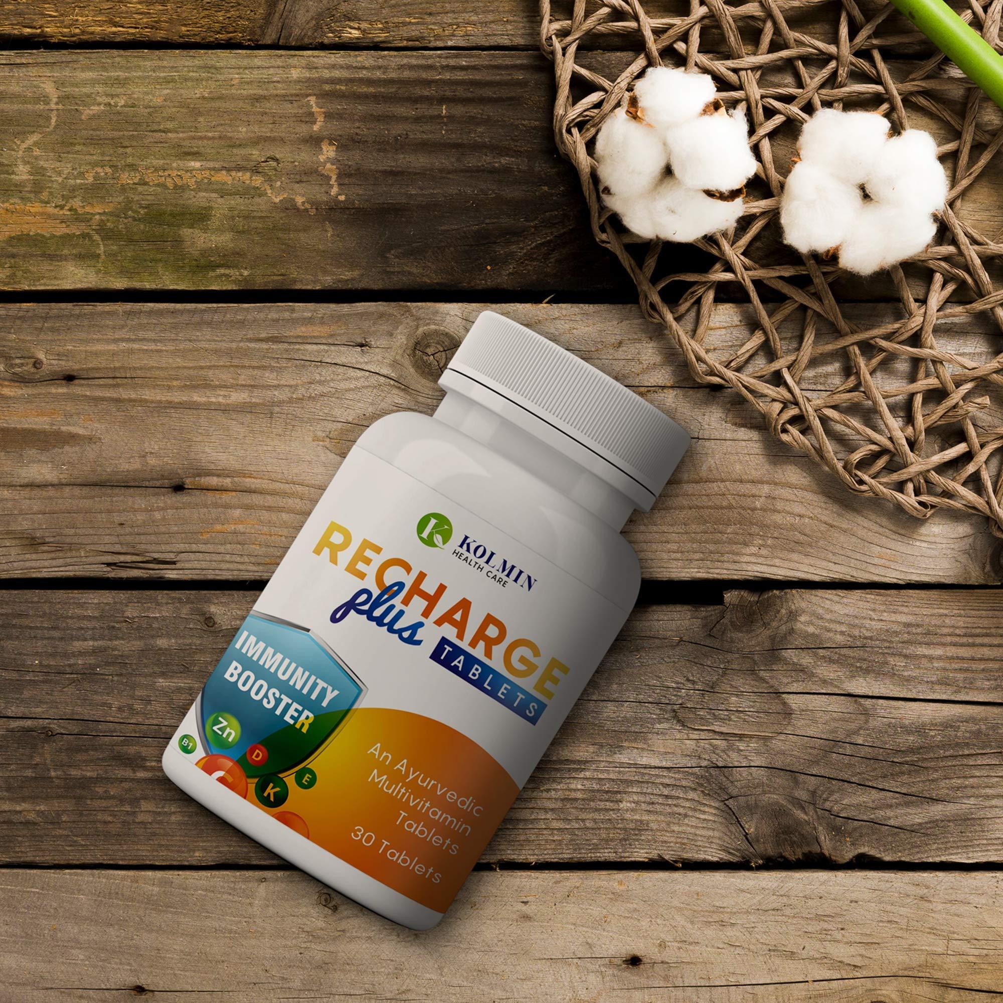 Kolmin Healthcare Ayurvedic Multivitamin Tablets Recharge Plus