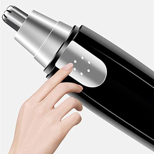 Renesmee RENESMEE Ear and Nose Hair Trimmer Clipper - Painless Eyebrow Facial Hair Trimmer for Men Women, Battery-Operated and Waterproof Cutter Easy Cleaning (White)