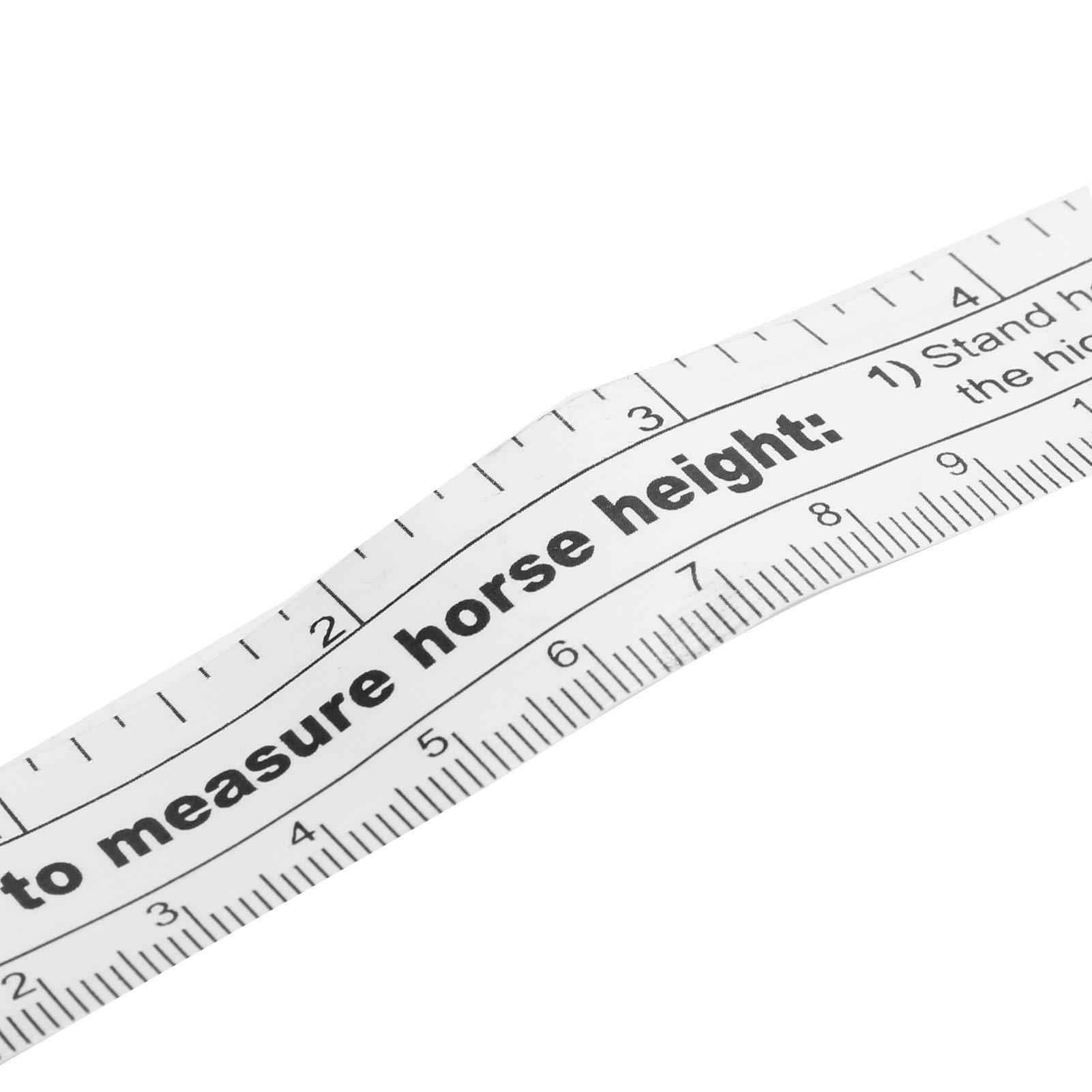 Naroote Horse Height Measure Tape Horse Height Measuring Stick Measure Animal Height, for Measurement of Animal Bu and Weight Measurement Tape Tape Measure Body Body Tape