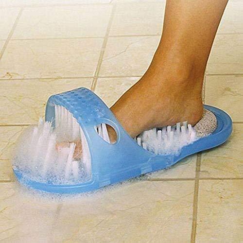 Big saving Big saving Waterproof Easy Foot Cleaner Shower Slipper Easy Feet Shower Foot Massager Scrubber for All Age groups foot cleaning brush foot cleaner slipper Easy Feet Foot Cleaner (Blue)