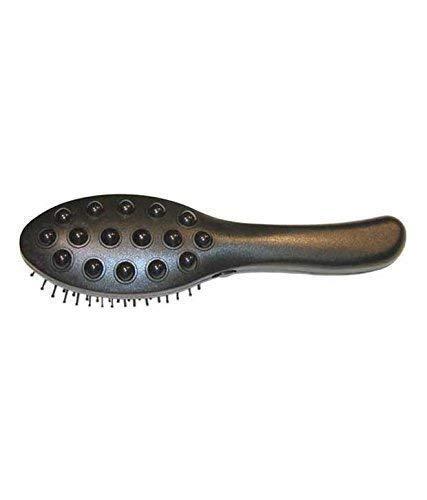 SHEEJAI SHEEJAI Magnetic Plus Head Massager Hairbrush with Double Speed in Treatment For Hair Massager (Black)