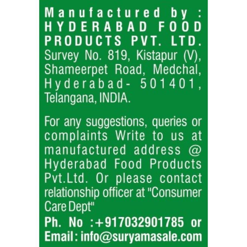 surya Surya Masale combos - Fenugreek powder 100g + Rai powder 200g + Pickle Mirchi powder 200g + Pickle mirchi powder 200g ((Pack of 4))