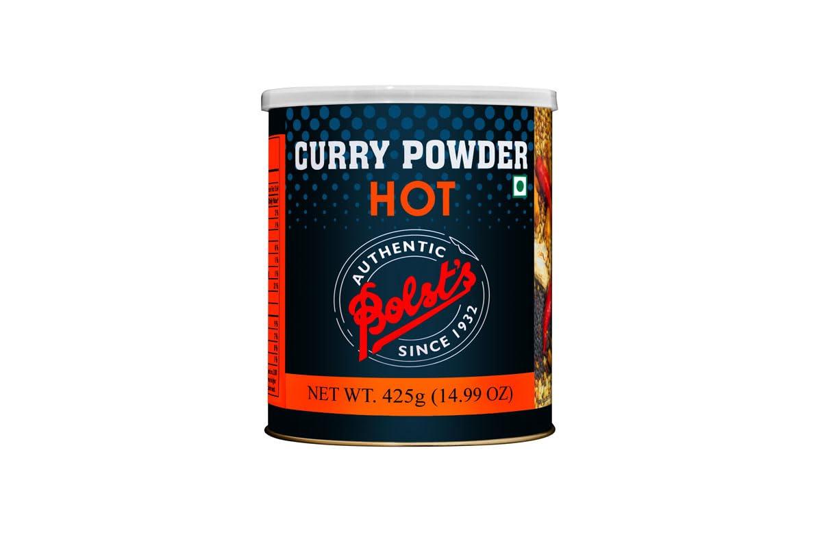 Bolsts Bolst\'s Hot Curry Powder | Curry Masala | Indian Kitchen Spices Masala | 10+ Authentic Whole Indian Spices | Multi-Purpose Cury Powder For Veg or Non-Veg Curries & Sabzis 500g