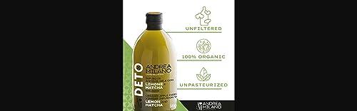 Generic Deto Organic Apple Cider Vinegar Infusion With Lemon & Matcha with Live Mother - 500ml (Andrea Milano)