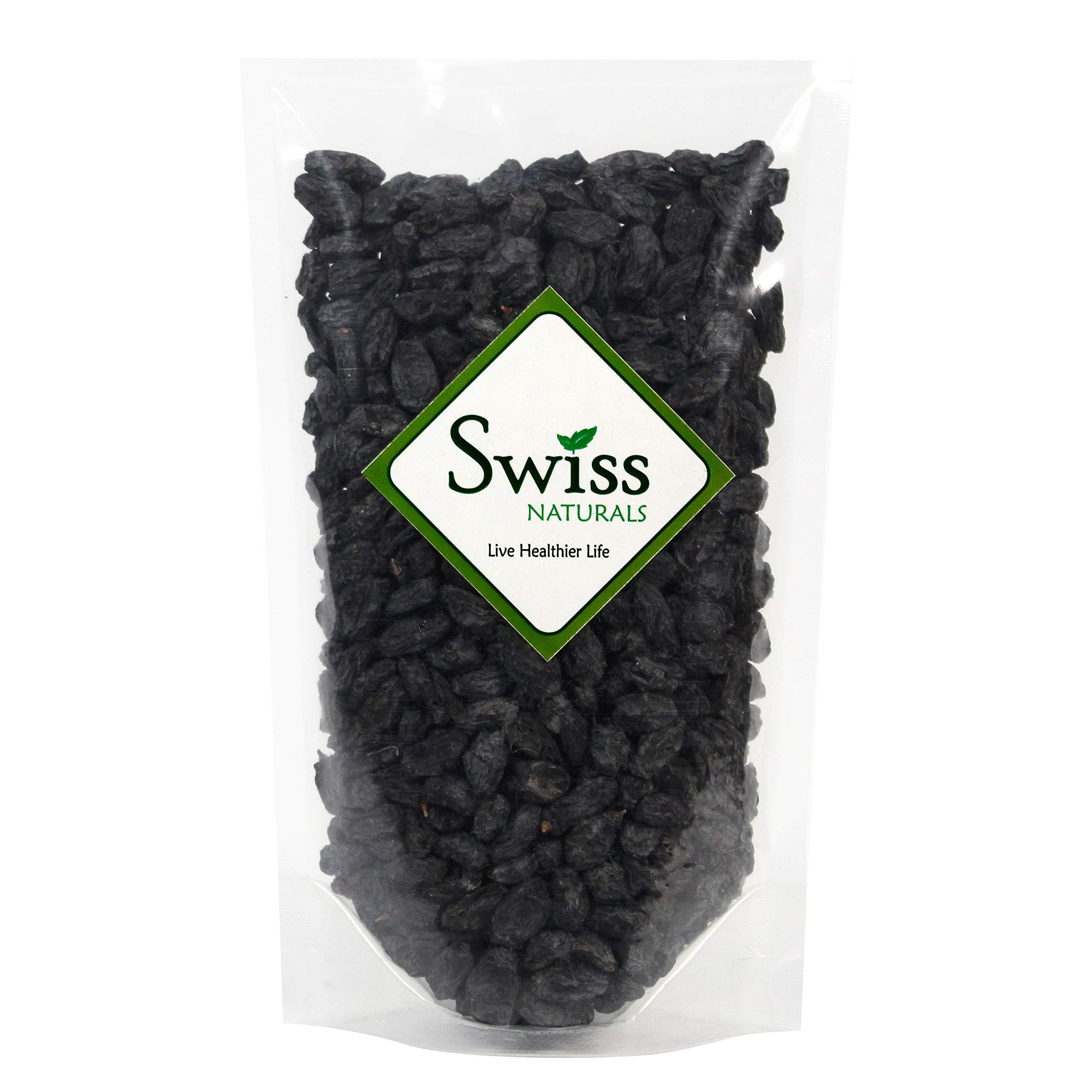 Swiss Naturals Swiss Naturals Premium Dried Black Raisins (Kali Kishmish) With Seed 250g