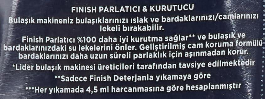 Finish Finish Dishwasher Rinse Aid 200 Washes