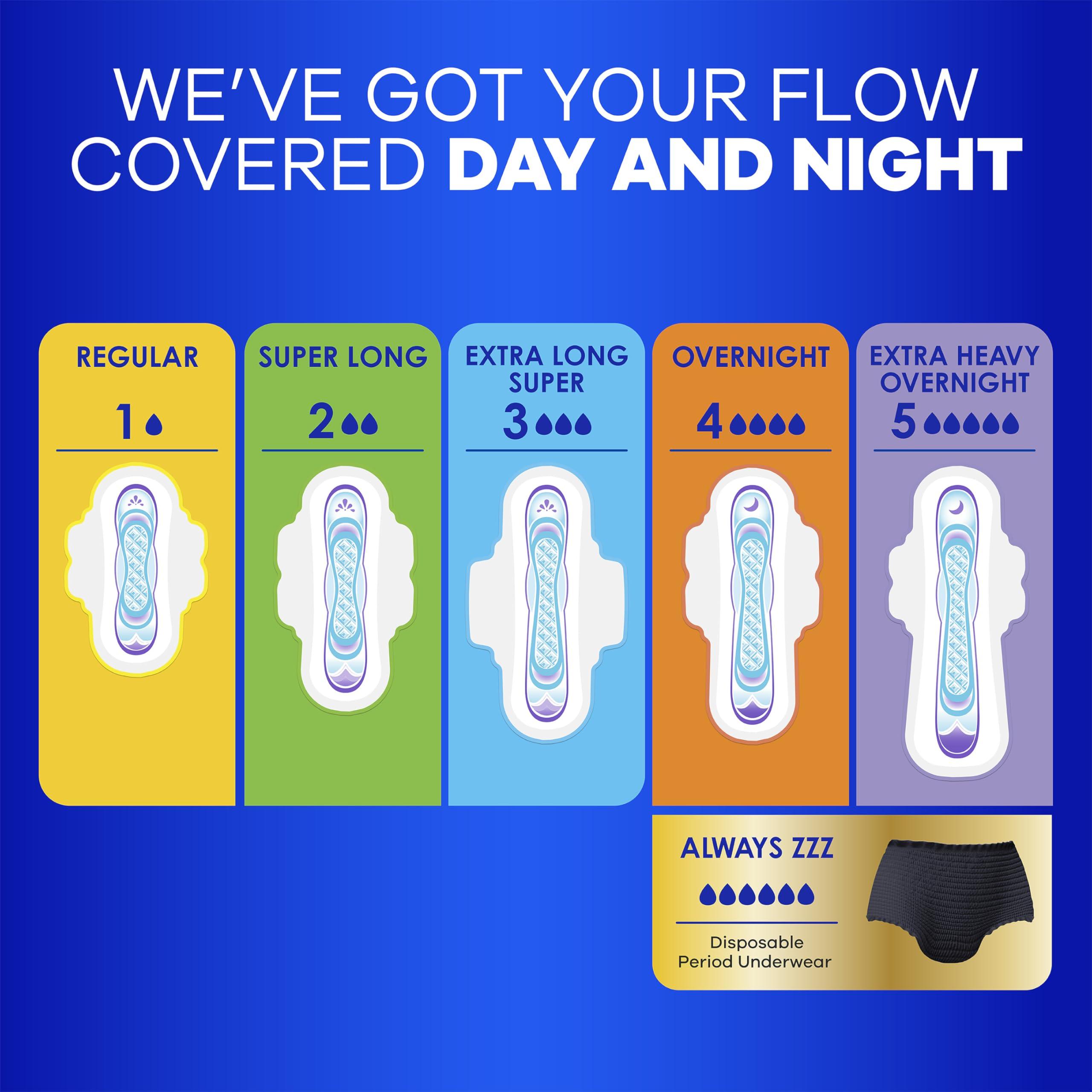 Always Always Ultra Thin Pads Super W/Flexi-Wings Unscented 42 Count