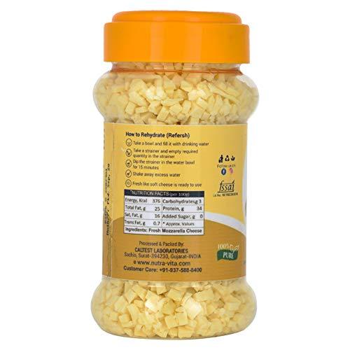Nutra Vita Nutra Vita Freeze Dried fine Mozzarella Cheese Flakes (200gm)