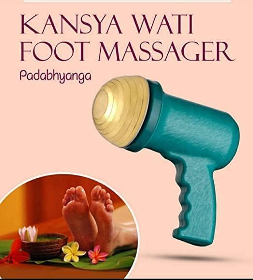 R A Products R A Products Electric Kansya Wati for Foot Massage/Acupressure Health Care Tool Therapy Padabhyanga Ayurvedic Kansa wati Foot Massager (Multi color)