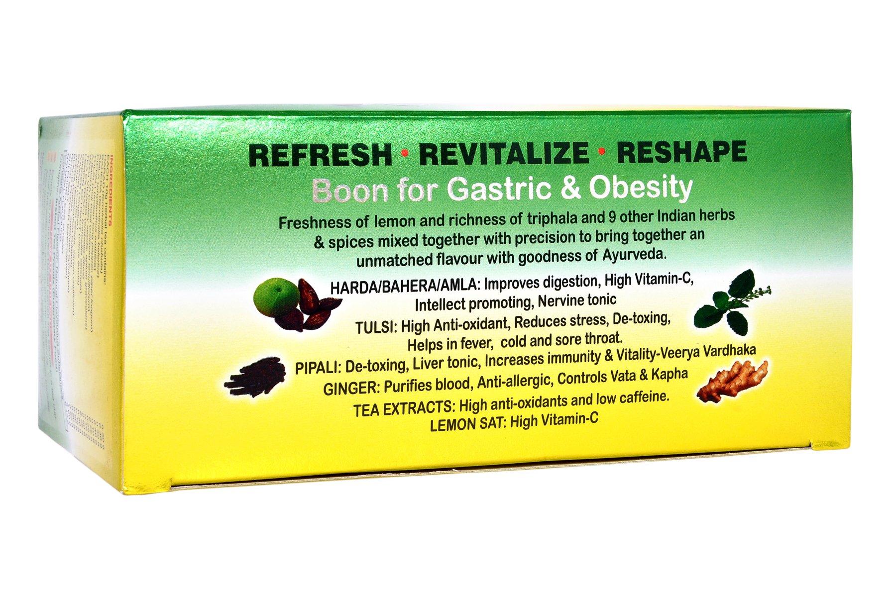 All In One All In One Herbal Lemon Tea Premix With Sulphur Less Sugar(25 Pouches), 200 Grams, Powder, Balm