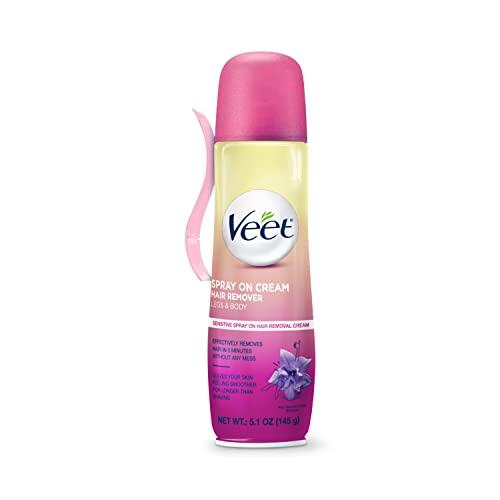 Veet Veet Spray On Hair Remover Cream For Women, Sensitive Formula, 5.10 Ounce