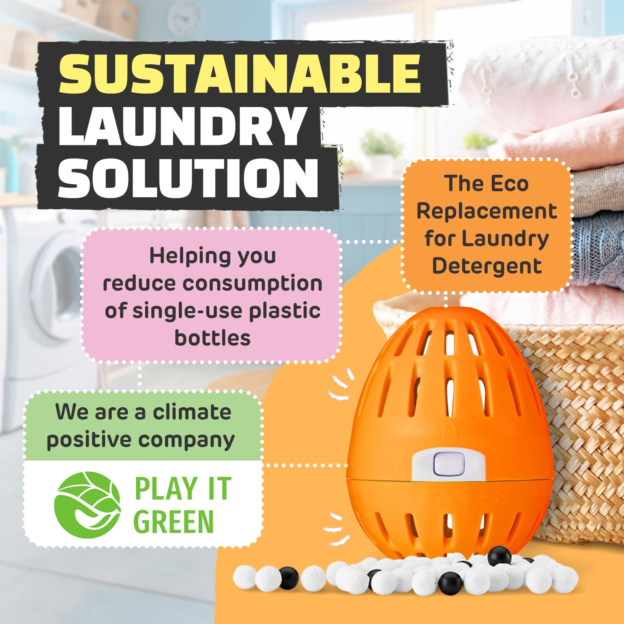 Ecoegg Ecoegg Laundry Egg | Detergent & Fabric Conditioner Replacement | Non bio, no enzymes, phosphates, bleach (Orange Blossom)