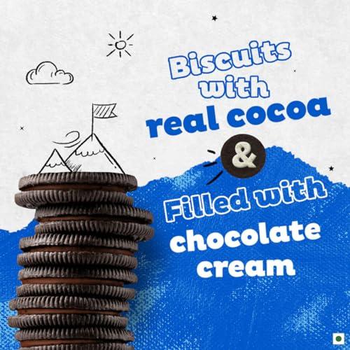 Oreo Oreo Cadbury Chocolate Flavour Cream Sandwich Biscuit, 481.25 Gram , Pack Of 2 X 481.25 Gram Jumbo Pack
