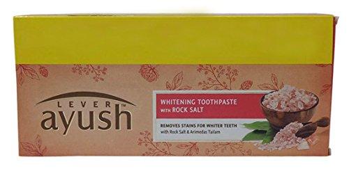 LEVER ayush Lever Ayush Whitening Toothpaste - Rock Salt, 300g Combo Pack