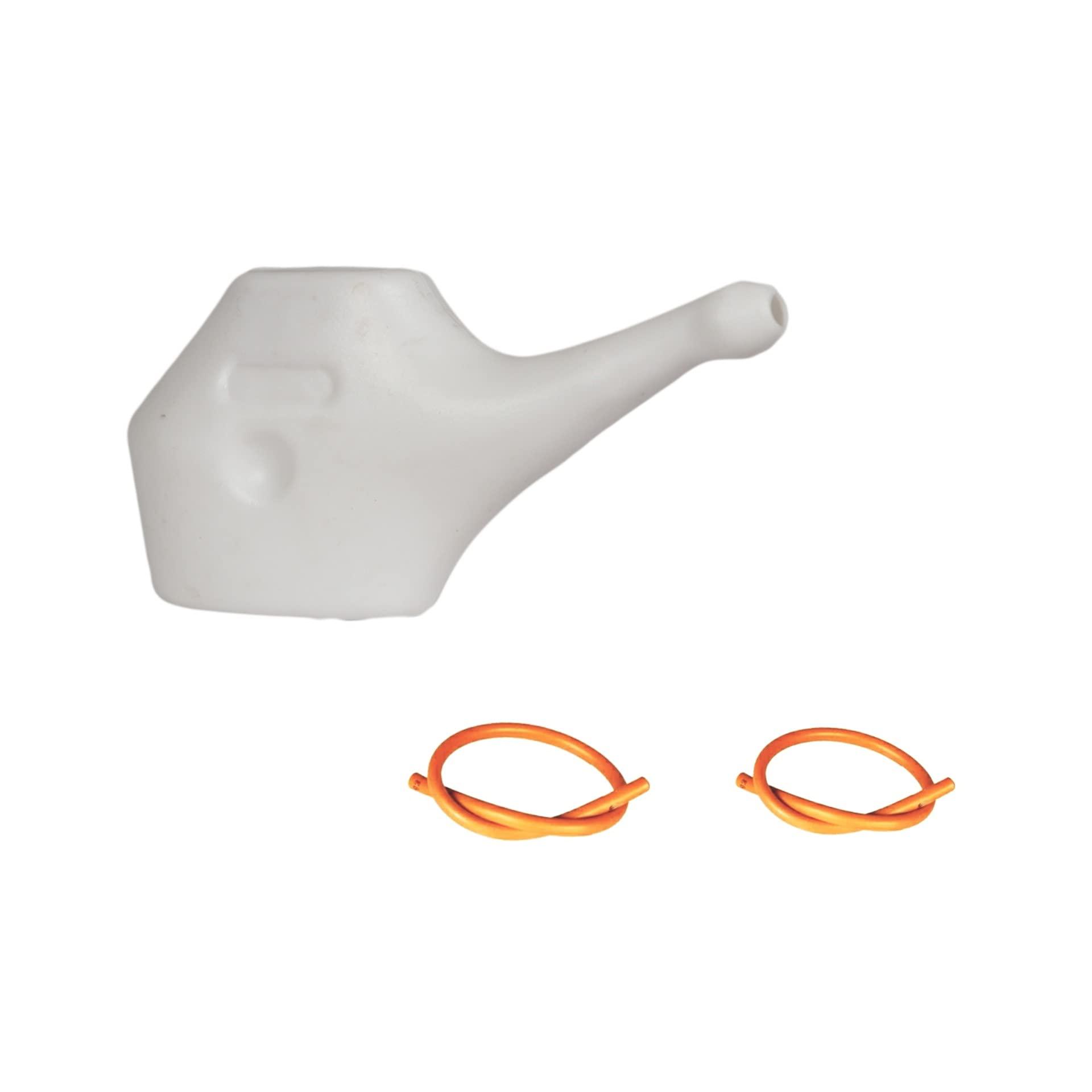 Yoga Store Wala Yoga Store Wala Jal Neti Pot with Rubber Neti (White)