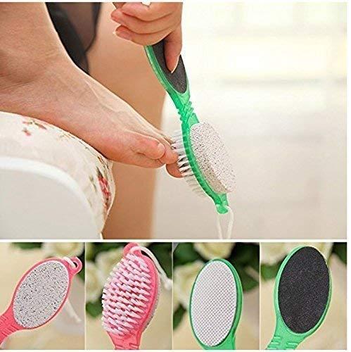 Wofier Wofier® 4 in 1 Foot Pedicure Brush, foot Cleaner Tool (Multicolor)